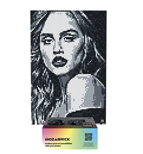 MOZABRICK Juego de construcción de fotos model < M > Transforma cualquier imagen en un mosaico de arte de pared usando nuestro constructor. Posibilidades infinitas de arte de píxeles usando tus fotos!