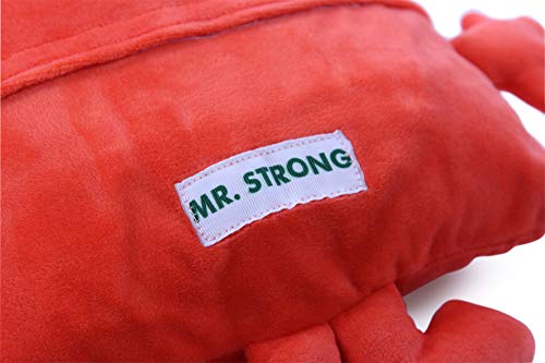 Mr Men Little Miss 1203 Mr Strong - Peluche de felpa, color rojo , color/modelo surtido