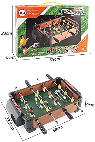 MU Juego de Fútbol de Mesa de Fútbol de Mesa, Foosball de la Mesa de Adultos, Foosball Portátil para Niños, para Salones de Juegos Arcades Juegos Mesas de Billar Recreativas,Defecto