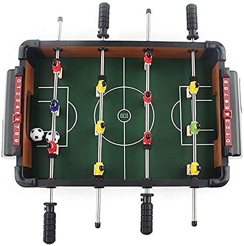 MU Juego de Fútbol de Mesa de Fútbol de Mesa, Foosball de la Mesa de Adultos, Foosball Portátil para Niños, para Salones de Juegos Arcades Juegos Mesas de Billar Recreativas,Defecto