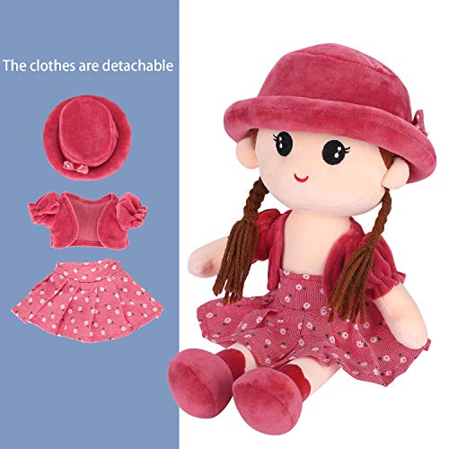 Muñeca de trapo para niña, juguete de peluche, juguete de peluche, muñeco adorable, para primera edad, cuento de hadas, princesa, muñeco, nacimiento, cumpleaños, bautizo