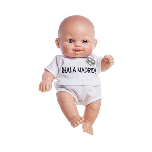 Muñeca Paola Reina Real Madrid Peque Héctor, Vinilo 21 cm.