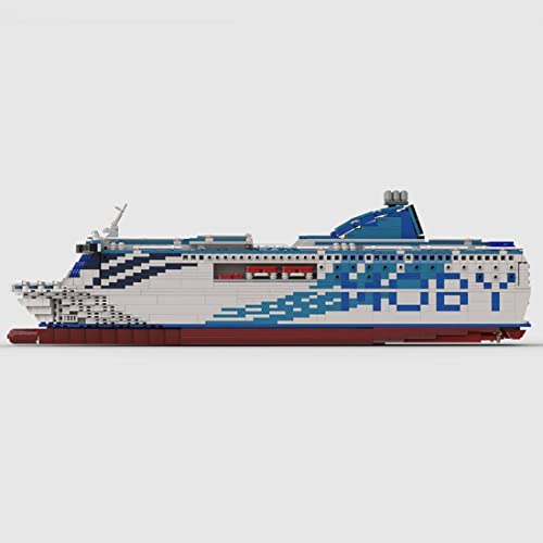 MXDC MOC-70745 Moby AKI 1:325 - Juego de bloques de construcción MOC, autorizado y diseñado por Bru_bri_mocs, juego exclusivo de 2115 bloques de construcción, compatible con barcos Lego 60266