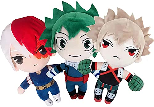 My Hero Academia Creative Anime Izuku Midoriya Bakugou Katsuki Todoroki Shoto 23CM Realista Dibujos animados Muñecos de peluche Animales Regalos de cumpleaños Dormitorio Oficina Deco