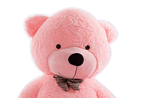 MyTeddyWorld Oso De Peluche Gigante 140-200 cm - Rosado 200 cm Grande Suave Osito De Felpa Regalo para Niños - Juegete De Peluche Ideal para Fiestas De Bodas Navidad Dia De San Valentin