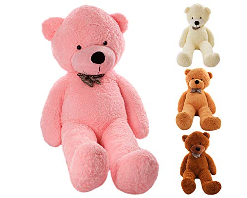 MyTeddyWorld Oso De Peluche Gigante 140-200 cm - Rosado 200 cm Grande Suave Osito De Felpa Regalo para Niños - Juegete De Peluche Ideal para Fiestas De Bodas Navidad Dia De San Valentin