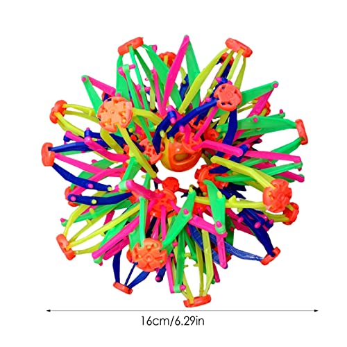 N/A/A Bola de respiración - Bola de expansión novedosa, Juguete de Bola mágica de expansión Multicolor, Juguete de Bola de respiración expandible novedoso, para niños y Adultos Juguetes educativos