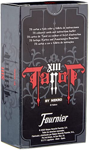 Naipes Fournier - Baraja de Tarot Nekro (Color Negro)