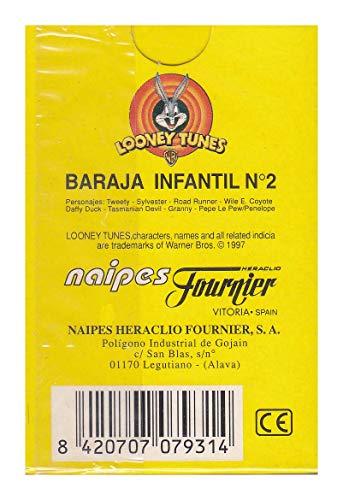 Naipes Heraclio Fournier Baraja de Cartas Looney Tunes nº2