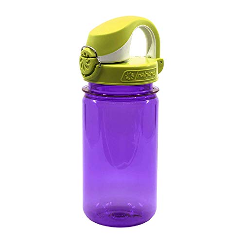 Nalgene 'Everyday OTF Kids' 0 Morado Violett ohne Motiv, Deckel grün-Weiss Talla:0.375 L