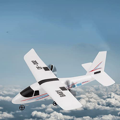 NAMFZX Planeador de Control Remoto, avión RC, Modelo de avión de ala Fija EPP Resistente a caídas, giroscopio multieje, Luces Frescas, Aviones no tripulados, Juguetes voladores Favoritos para niños y