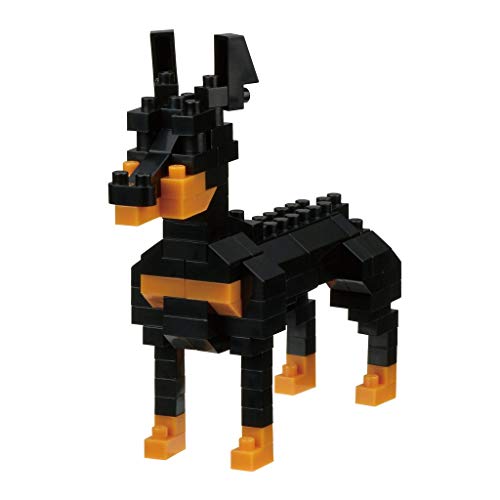 nanoblock-nanoblock-nbc-255-dog Breed Doberman Juguete, nbc-255, Multicolor