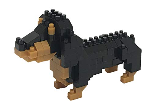 nanoblock NBC260 Minature Dachshund Juguete, multicolor (Kawada , color/modelo surtido