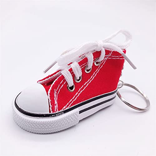 N+B 1 Uds Mini Llavero De Zapatos, Cubierta De TríPode De Motocicleta, Forma De Zapato Lateral De Bicicleta, Soporte De Pie De Bicicleta EléCtrica, DecoracióN De TríPode (Rojo)