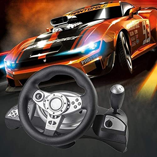 NBLD Pc Steering Wheel Game Juego Volante con Responsive P Simulation Racing Wheel Retroalimentación de Motor Dual Driving Force Racing Wheel Aprende a Conducir un Coche