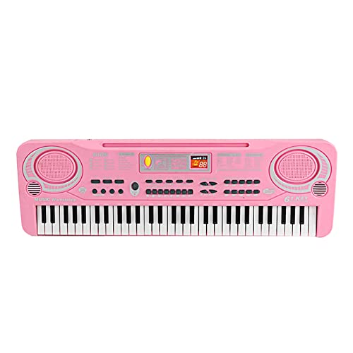 NCONCO 61 teclas teclado electrónico educativo aprendizaje juguete piano musical con micrófono para