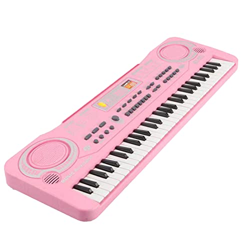 NCONCO 61 teclas teclado electrónico educativo aprendizaje juguete piano musical con micrófono para