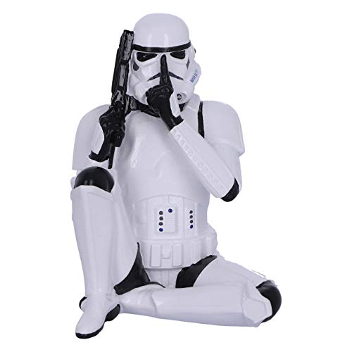 Nemesis Now B4894P9 Original Stormtrooper Three Wise Sci-Fi Speak No Evil, Multicolor, 10 cm