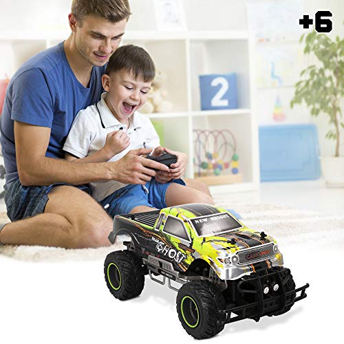 New Bright - Coches teledirigidos, Coche eléctrico para niños, Coches de juguetes, Monster Truck, Coche radiocontrol, Juguetes para niños 6 años, Coches monster truck, RC 4x4 (46566)