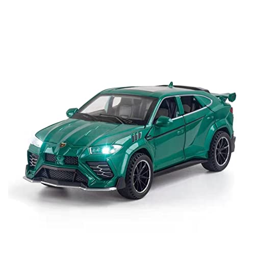 NHDTM Kit Juguetes Coches Metal Resistente 1:32 para Lamborghini Urus Modelos De Coche De Simulación Aleación con Sonido Y Luz Adultos Maravilloso Regalo (Color : Verde)