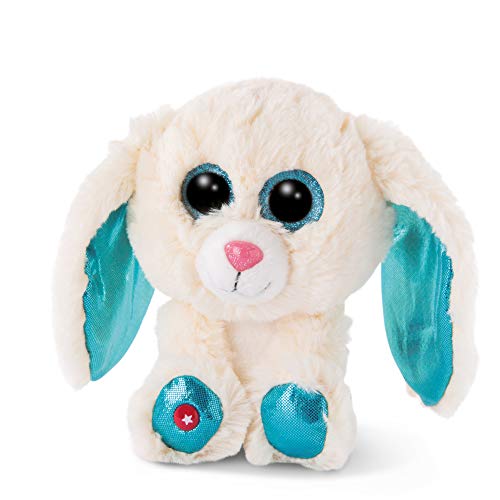 NICI - Glubschis Peluche Conejo Wolli-Dot, Blanco y Azul (46617)