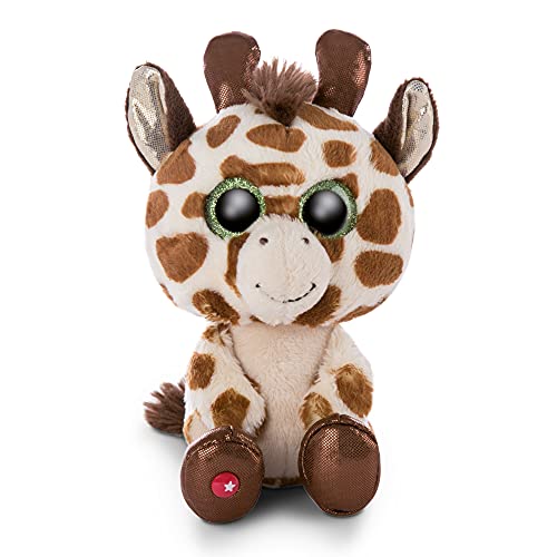 NICI Original – Glubschis Halla Jirafa 15 cm – Lindos Juguetes tiernos – Muñeco Esponjoso con Grandes Ojos Brillantes – Peluches de zoológico para abrazar y Jugar, Color Beige/marrón, (46944)