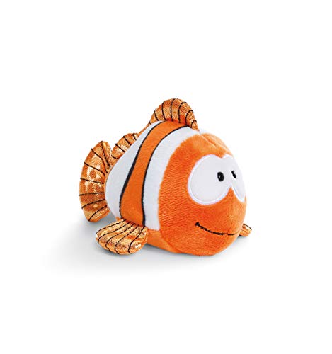 NICI- Peluche acostado pez Payaso Claus-Fisch 15cm (45368)