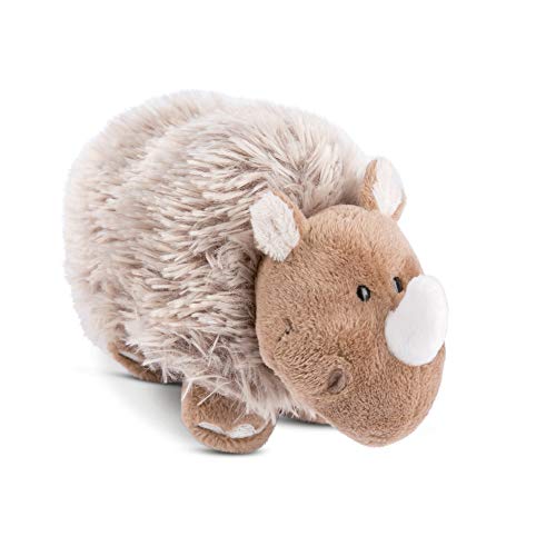 NICI- Peluche de pie Rinoceronte lanudo Ellinor 17cm, Color marrón, 17 cm (46648)