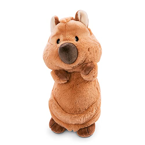 NICI Tierno Quokka-Mola 30 cm – Juguetes de Peluche sostenibles, niñas y bebés – Muñeco ecológico para Jugar y abrazar de la colección Wild Friends GO Green, Color marrón, (47215)