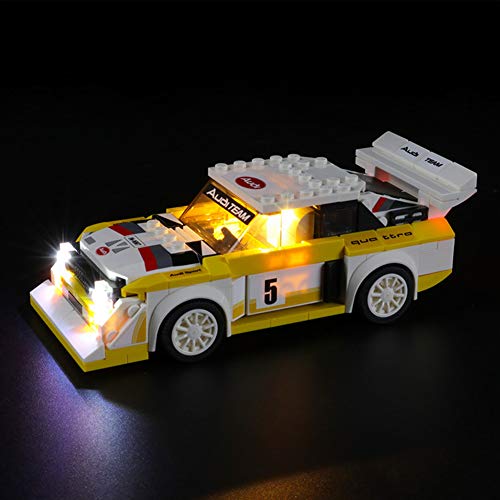 Nlne Kit De Iluminación Led para 1985 Audi Sport Quattro S1,Compatible con Ladrillos De Construcción Lego Modelo 76897 (NO Incluido En El Modelo)