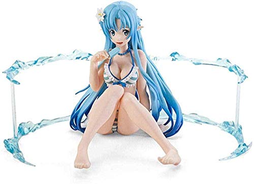 No Anime Sword Art Online EXQ Code Registe EXQ Figure Yuuki Asuna Swimsuit Ver. Figura de acción de PVC, Regalos de Anime, Juguetes, Kits de Modelos 12 cm