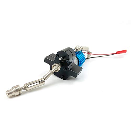 Noblik Engranaje de metal 370 Motor con accionamiento eje accesorio para WPL C14 C24 B24 B36 MN D90 MN99S RC Auto BK