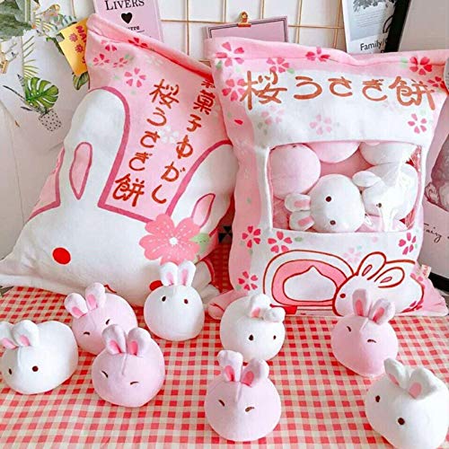 None/Brand Kawaii Rabbit Bunny Plush Toy Triver Plushie Peluches Muñeca Bebé Niños Niñas Niños Cumpleaños Decoración de la habitación del hogar