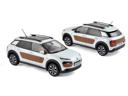 Norev 181651. Coche Citroen C4 Cactus 2014 Blanco Perla. Escala 1/18. Metalico