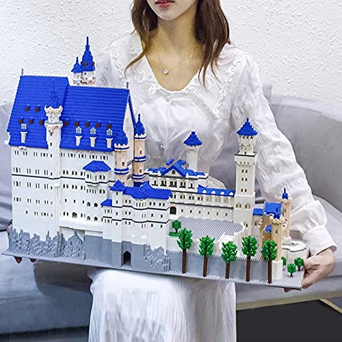 Nuevo Castillo de Cisnes Mini Bloques de Construcción Juguete de Costura para Niños, Modelo Arquitectónico de Fama Mundial, Juguete Educativo para Adultos Adolescentes (11810pcs)