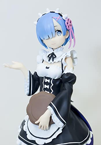 Nuevo Popular 23CM Re Zero Starting Life In Another World Rem Maid PVC Figura de acción Modelo Muñeca Juguetes Estatua de niña hermosa Modelo de escritorio para adultos Colección de muñecas Adornos de