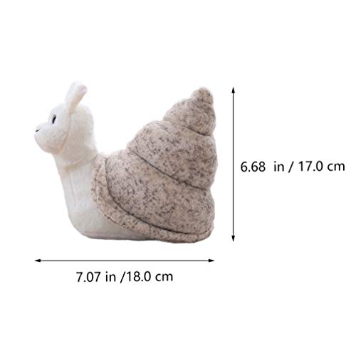 NUOBESTY Caracol de Peluche de Juguete de Dibujos Animados de Peluche de Caracol de Mar Muñecos de Peluche Adorno de Juguete de Animales de Peluche para Niños Regalo de Cumpleaños Oficina