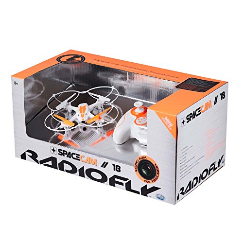 ODS 37966 – Radiofly Space Cam//18 Color Drone teledirigido, 8 funciones, Colores Surtidos