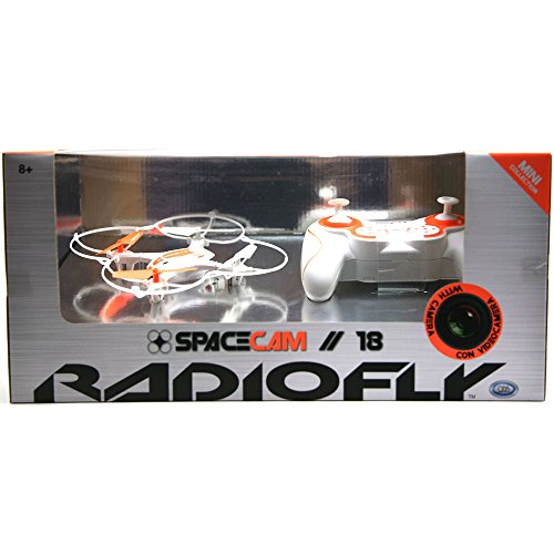 ODS 37966 – Radiofly Space Cam//18 Color Drone teledirigido, 8 funciones, Colores Surtidos