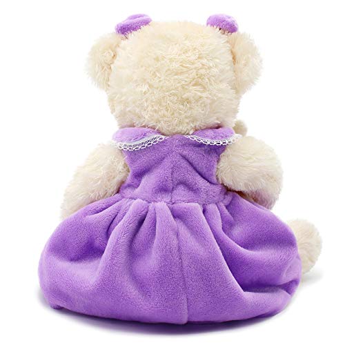 Oitscute - Oso de peluche con tela (25 cm)