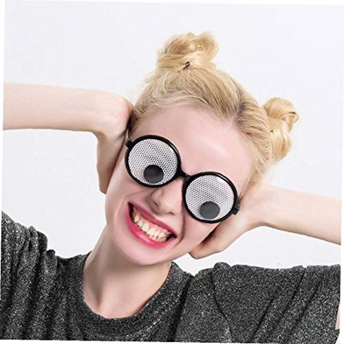 Ojos Saltones Divertido Gafas Anteojos Ronda Sacudiendo Accesorios Ojos Vidrios Del Partido Broma Para Adultos De Los Niños Del Partido De La Novedad De La Navidad Regalos Bolsa De 1pc Fillters