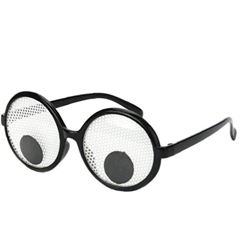 Ojos Saltones Divertido Gafas Anteojos Ronda Sacudiendo Accesorios Ojos Vidrios Del Partido Broma Para Adultos De Los Niños Del Partido De La Novedad De La Navidad Regalos Bolsa De 1pc Fillters