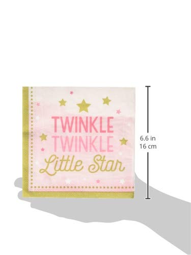 One Little Star Girl - Twinkle Luncheon Napkins