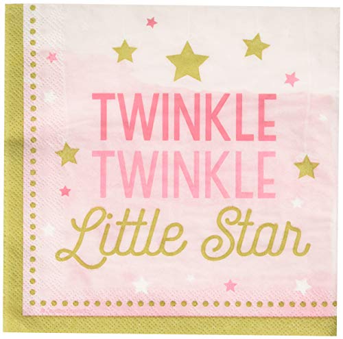 One Little Star Girl - Twinkle Luncheon Napkins