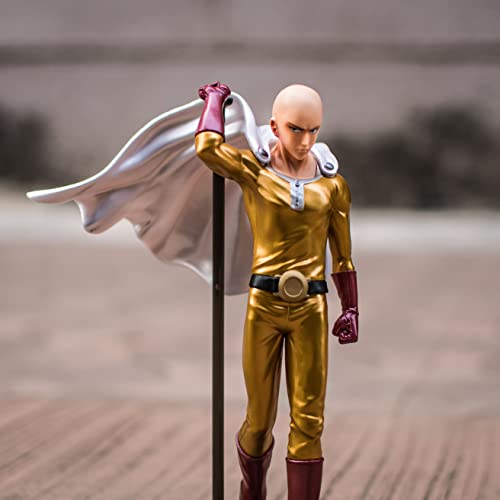 One punch Man Figura Saitama (20 cm) - Figura Premium Metálica - Banpresto