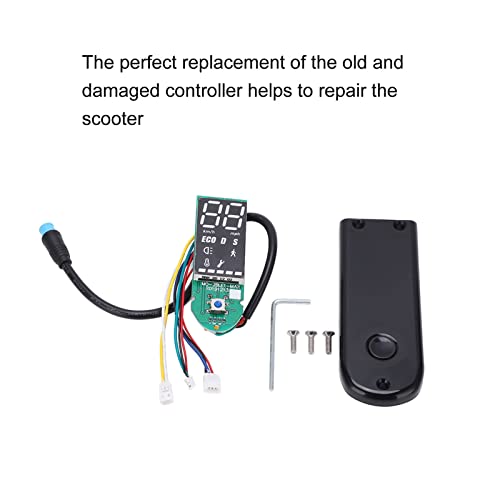 Onewer Piezas del Panel de Visualización del Tablero, Reparación Fácil de Instalar, Enchufe Impermeable de 36 V, Tablero de Pantalla Digital Resistente Al Desgaste para Scooter Eléctrico G30