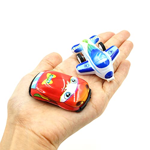 Onsinic 12 Pcs Pull Back Mini Cars and Airplane Mix Set Kids Cumpleaños Fiesta Cumpleaños Rellenos Regalo Bolsa Regalo Juguetes Fiesta Regalo