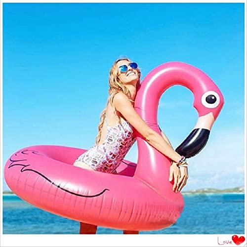 Oowaga Ins Anillo de natación gigante de corazón caliente Flamingo unicornio inflable piscina flotador cisne piña flota juguetes de agua de pavo real