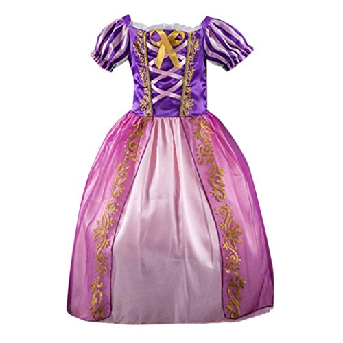 OPAKY Vestido de Fiesta Princesa Niña Bebé Disfraz de Unicornio Ceremonia Cumpleaños Vestido Infantil Flores Carnaval Niña Cosplay