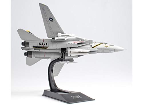 OPO 10 - Lote de 2 Aviones Militares 1/100: Grumman F-14 Tomcat US Navy Top Gun + Boeing AH-64 Apache (CP01 + SD3)